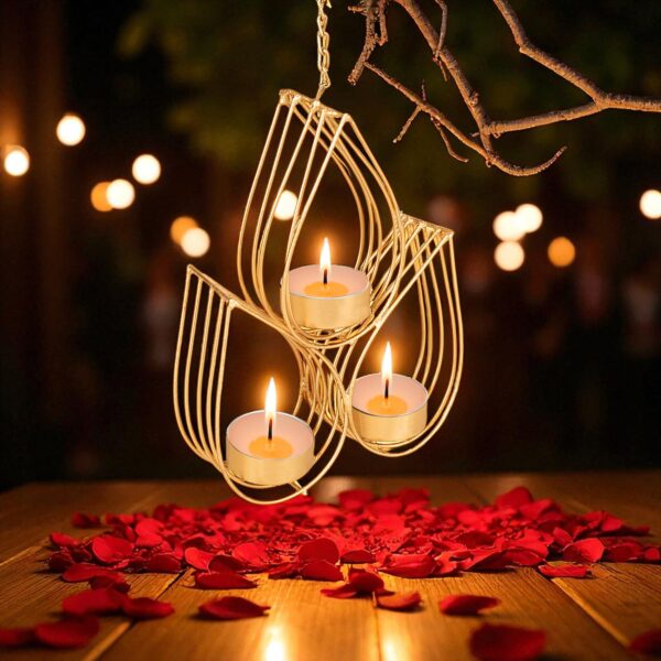 Decorative 3 T-Lights Holder