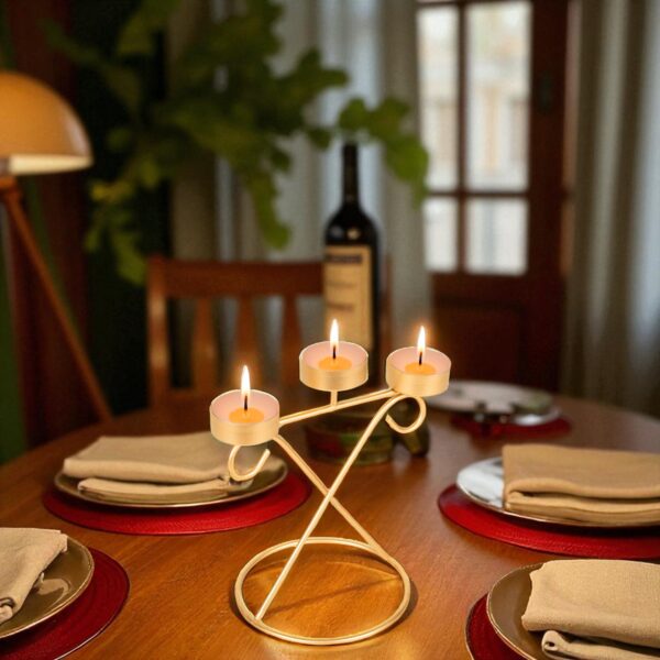 Decorative 3 T-Lights Stand