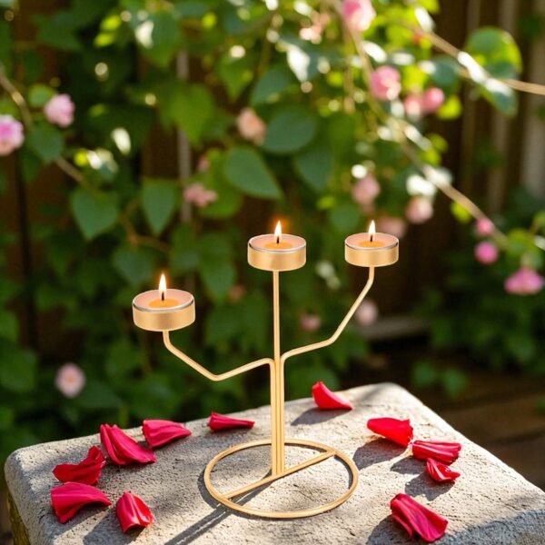 Elegant 3 T-lights Holder