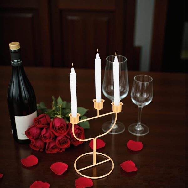 Stylish 3 Candles Holder