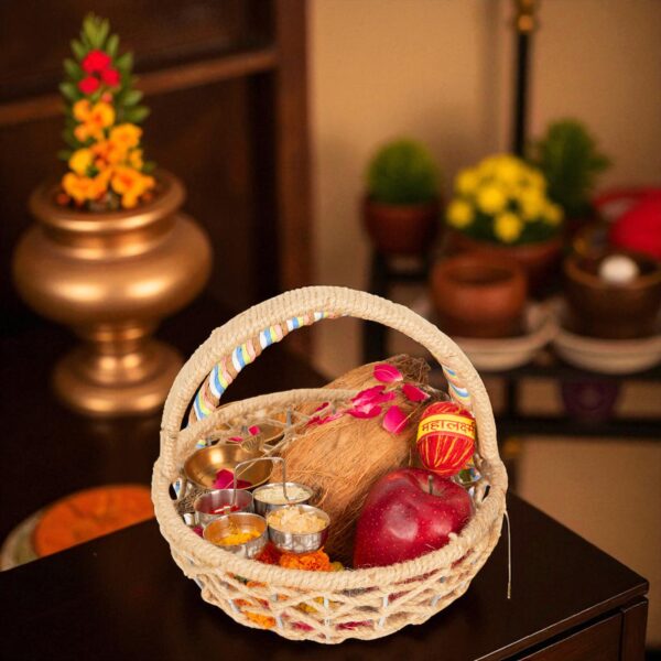 Handcrafted Jute Basket